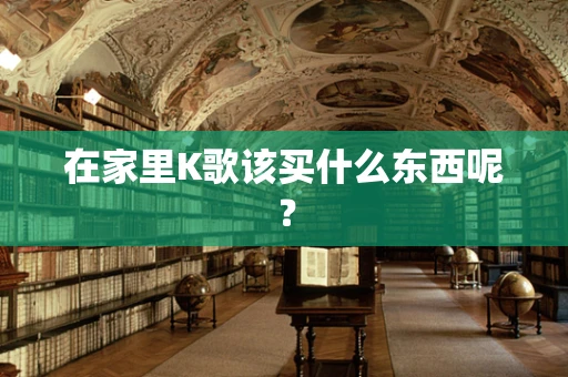 在家里K歌该买什么东西呢？
