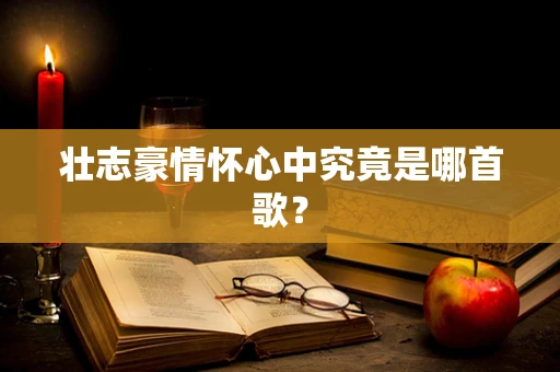 壮志豪情怀心中究竟是哪首歌？