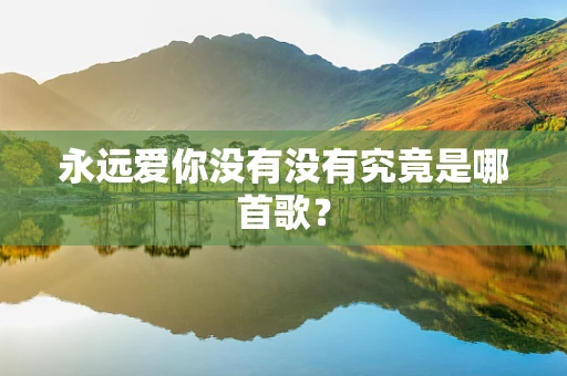 永远爱你没有没有究竟是哪首歌？