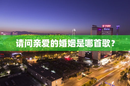 请问亲爱的婚姻是哪首歌？