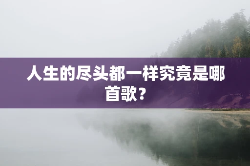 人生的尽头都一样究竟是哪首歌？