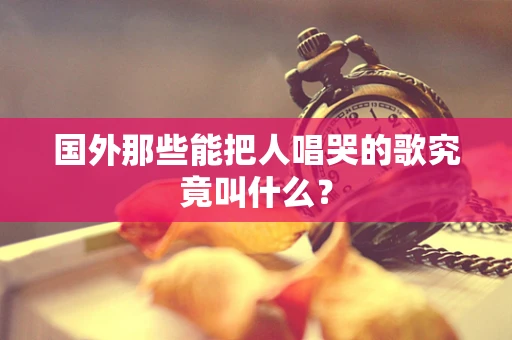 国外那些能把人唱哭的歌究竟叫什么？