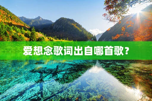 爱想念歌词出自哪首歌？