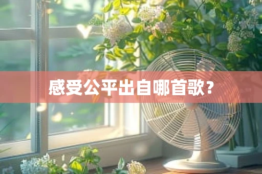 感受公平出自哪首歌？