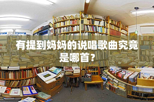 有提到妈妈的说唱歌曲究竟是哪首？