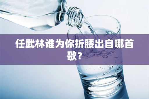 任武林谁为你折腰出自哪首歌？