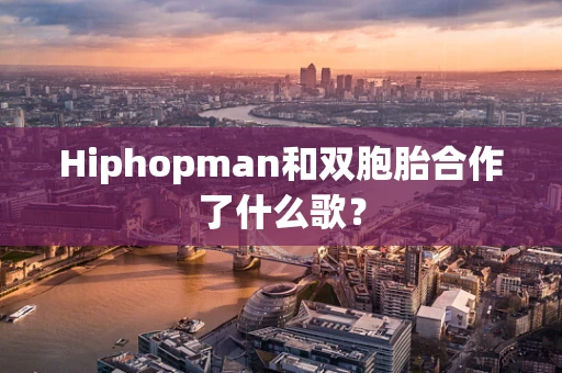 Hiphopman和双胞胎合作了什么歌？