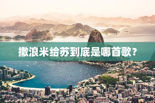 撒浪米给苏到底是哪首歌？