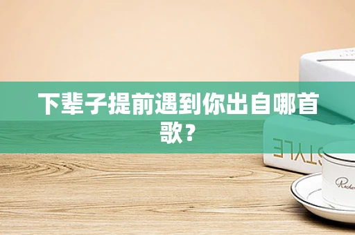 下辈子提前遇到你出自哪首歌？