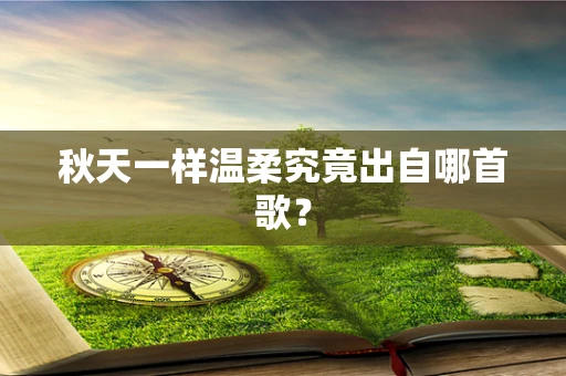 秋天一样温柔究竟出自哪首歌？