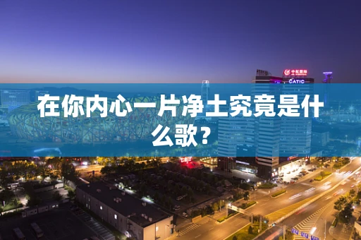 在你内心一片净土究竟是什么歌？
