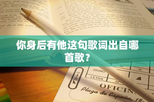 你身后有他这句歌词出自哪首歌？