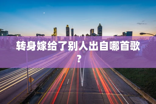 转身嫁给了别人出自哪首歌？