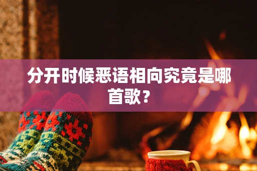 分开时候恶语相向究竟是哪首歌？