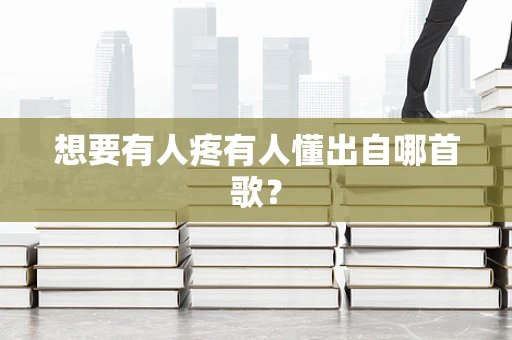 想要有人疼有人懂出自哪首歌？