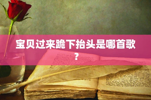 宝贝过来跪下抬头是哪首歌？