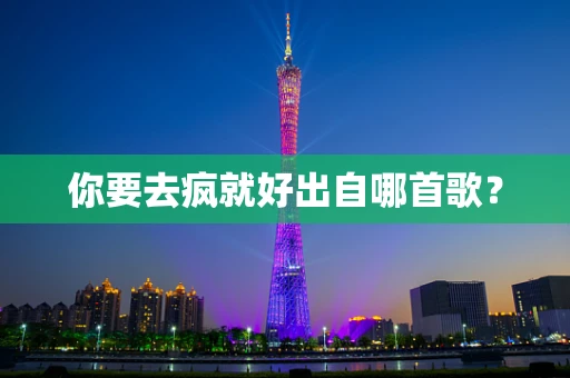 你要去疯就好出自哪首歌？