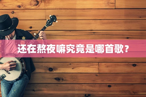 还在熬夜嘛究竟是哪首歌？