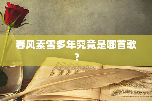 春风素雪多年究竟是哪首歌？