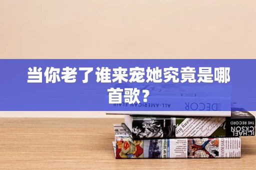 当你老了谁来宠她究竟是哪首歌？