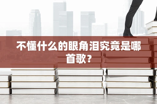 不懂什么的眼角泪究竟是哪首歌？