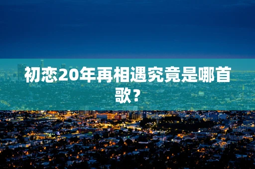 初恋20年再相遇究竟是哪首歌？