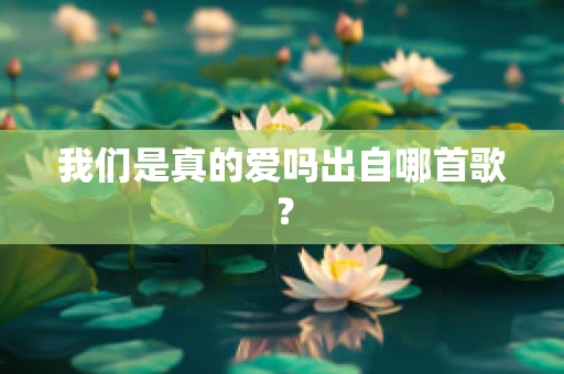 我们是真的爱吗出自哪首歌？