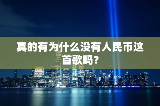 真的有为什么没有人民币这首歌吗？