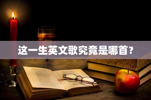 这一生英文歌究竟是哪首？
