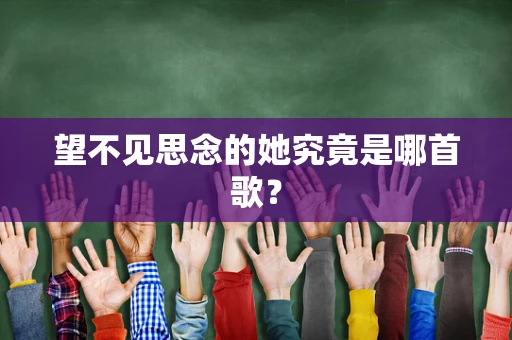 望不见思念的她究竟是哪首歌？