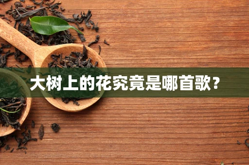 大树上的花究竟是哪首歌？