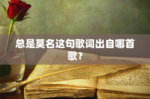 总是莫名这句歌词出自哪首歌？