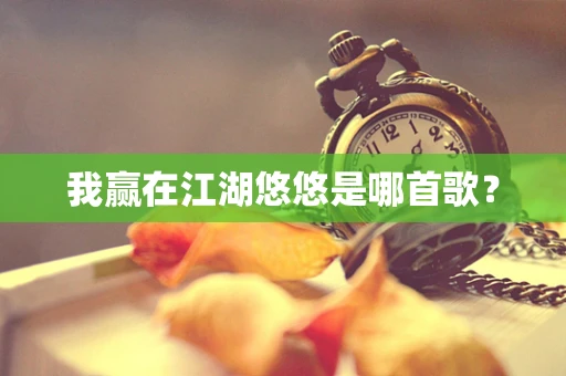 我赢在江湖悠悠是哪首歌？
