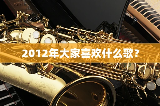 2012年大家喜欢什么歌？