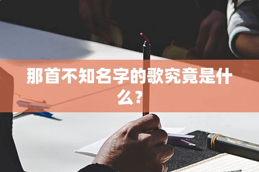 那首不知名字的歌究竟是什么？