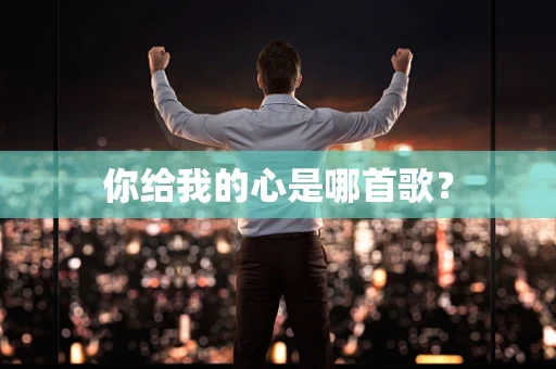 你给我的心是哪首歌？