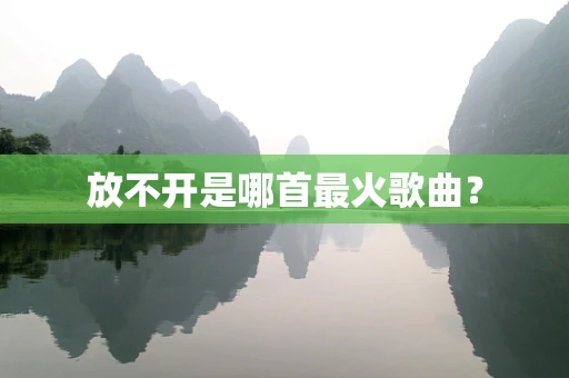 放不开是哪首最火歌曲？
