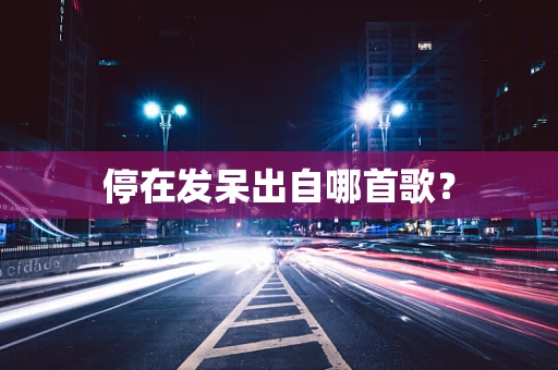 停在发呆出自哪首歌？