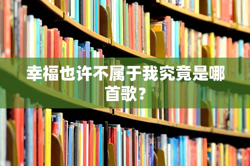 幸福也许不属于我究竟是哪首歌？