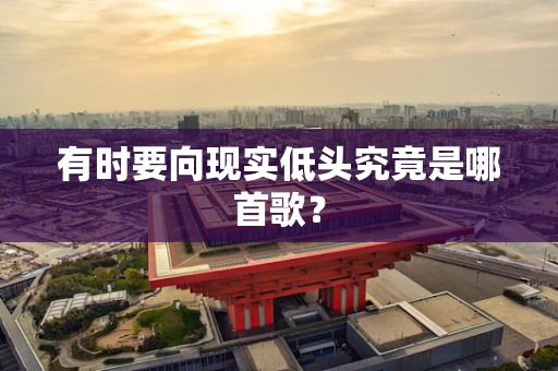 有时要向现实低头究竟是哪首歌？