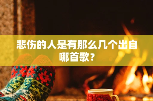 悲伤的人是有那么几个出自哪首歌？