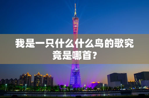 我是一只什么什么鸟的歌究竟是哪首？