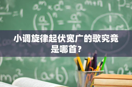 小调旋律起伏宽广的歌究竟是哪首？