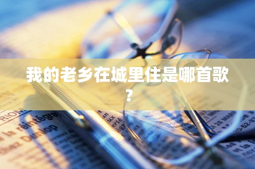我的老乡在城里住是哪首歌？