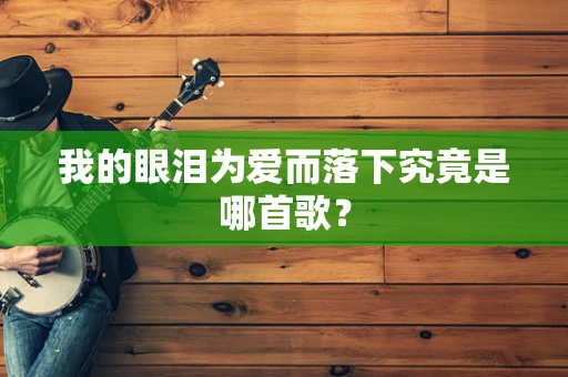 我的眼泪为爱而落下究竟是哪首歌？