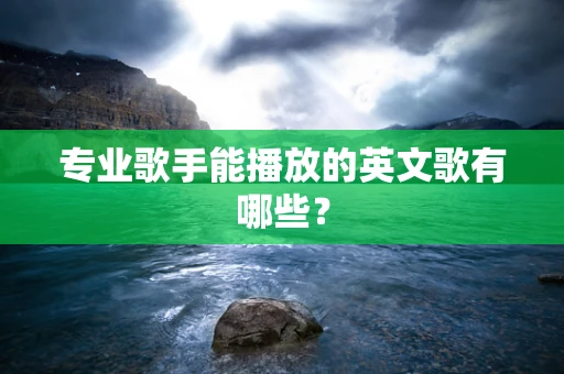 专业歌手能播放的英文歌有哪些？