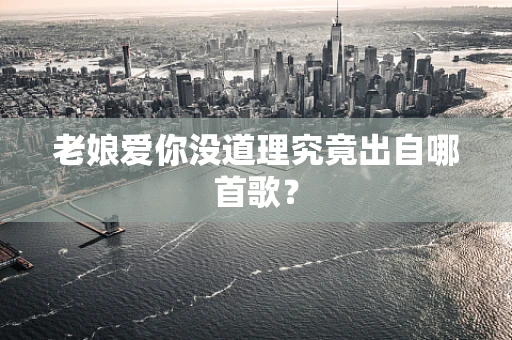 老娘爱你没道理究竟出自哪首歌？