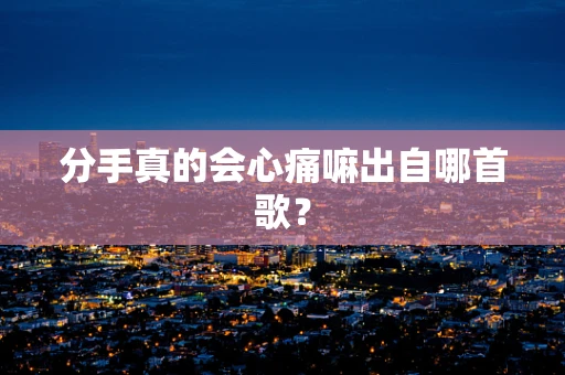 分手真的会心痛嘛出自哪首歌？
