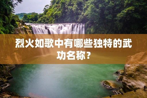 烈火如歌中有哪些独特的武功名称？