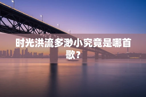 时光洪流多渺小究竟是哪首歌？